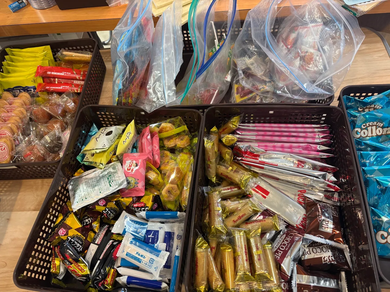 バイキング形式のおやつ